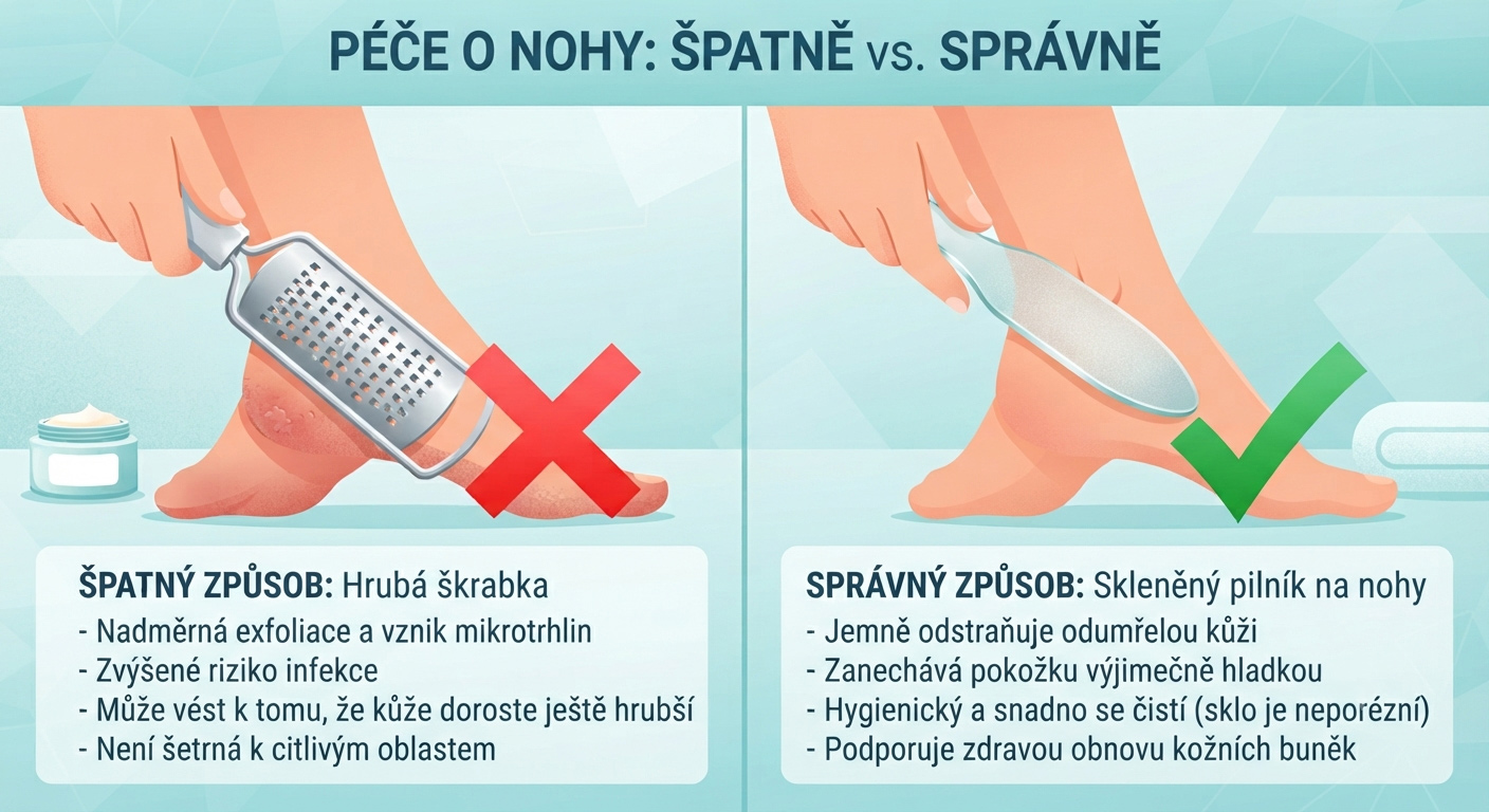 Nejčastější chyby v péči o chodidla, které děláme všichni
