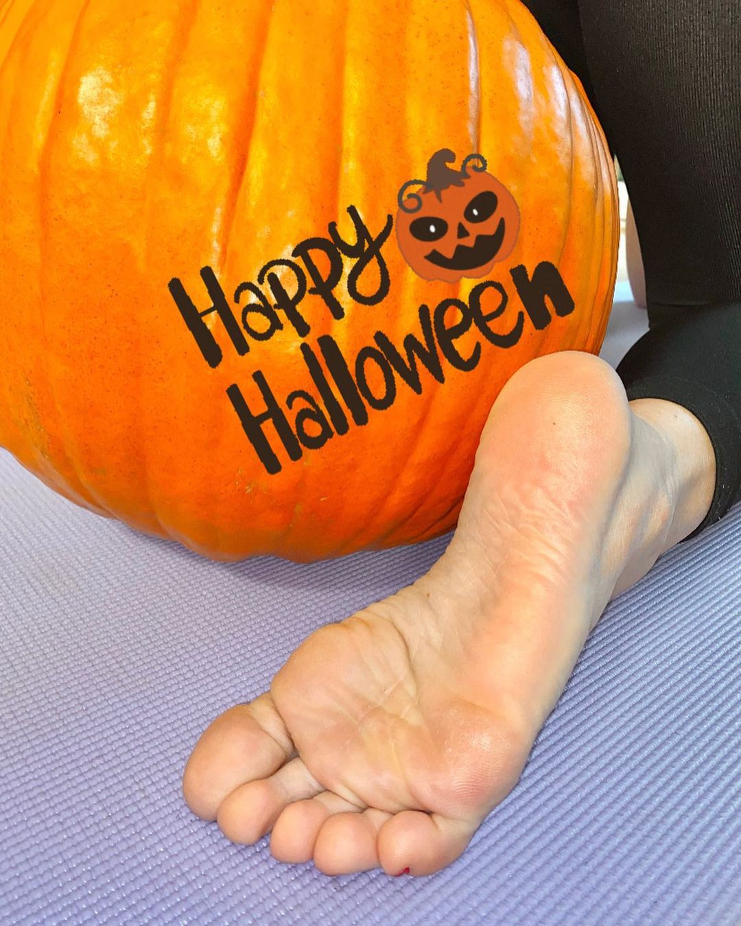 Halloween feet inspirace