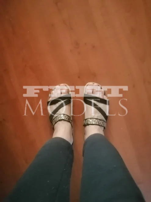 Fotografie feet modelky