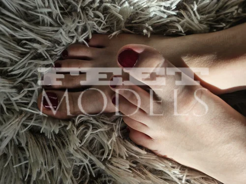 Photo of a feet model